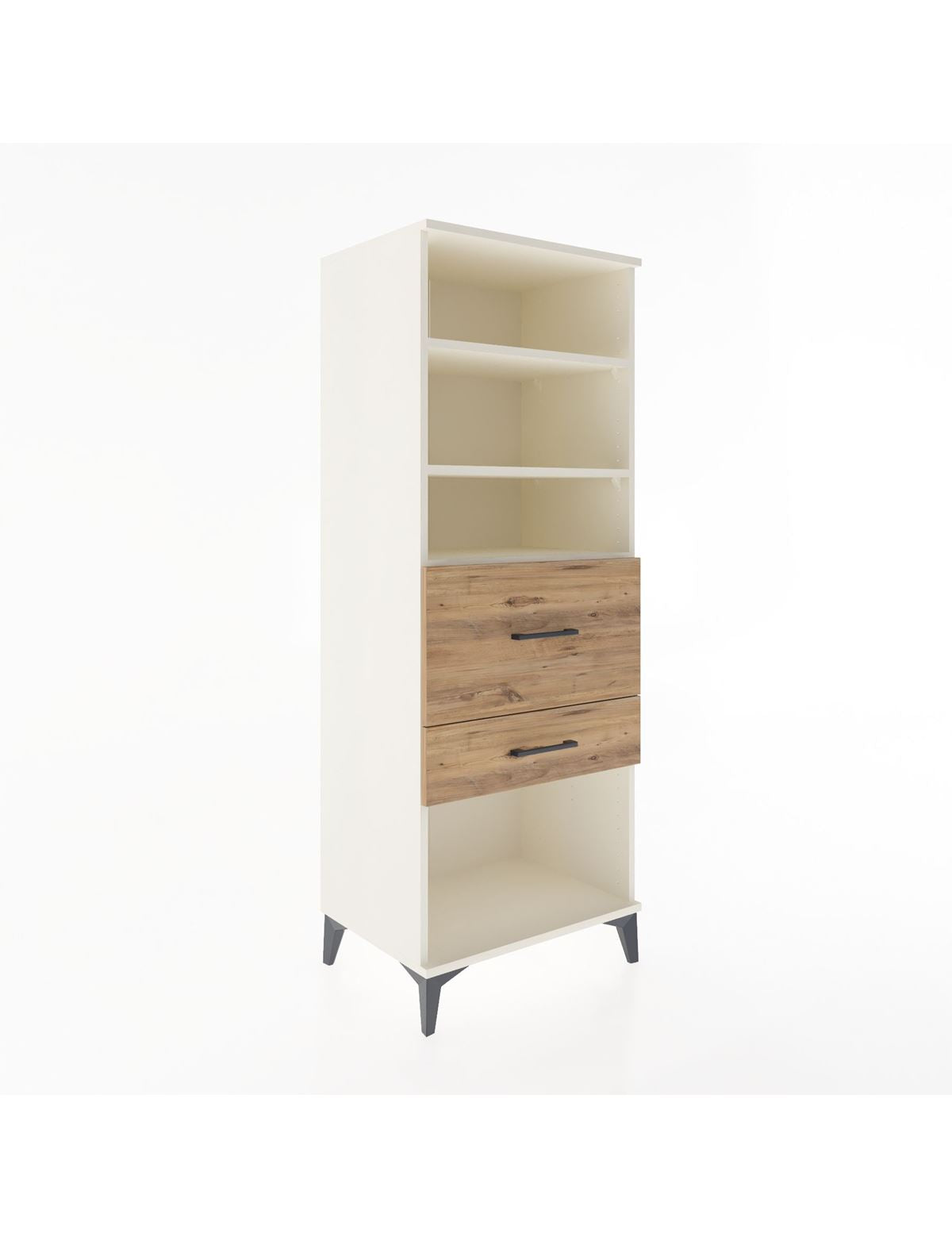 Hyperion Dolap 3 Raflı 2 Çekmeceli 60x44x163 Aytaşı-Çam