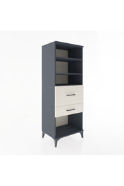 Hyperion Dolap 3 Raflı 2 Çekmeceli 60x44x163 Antrasit-Aytaşı