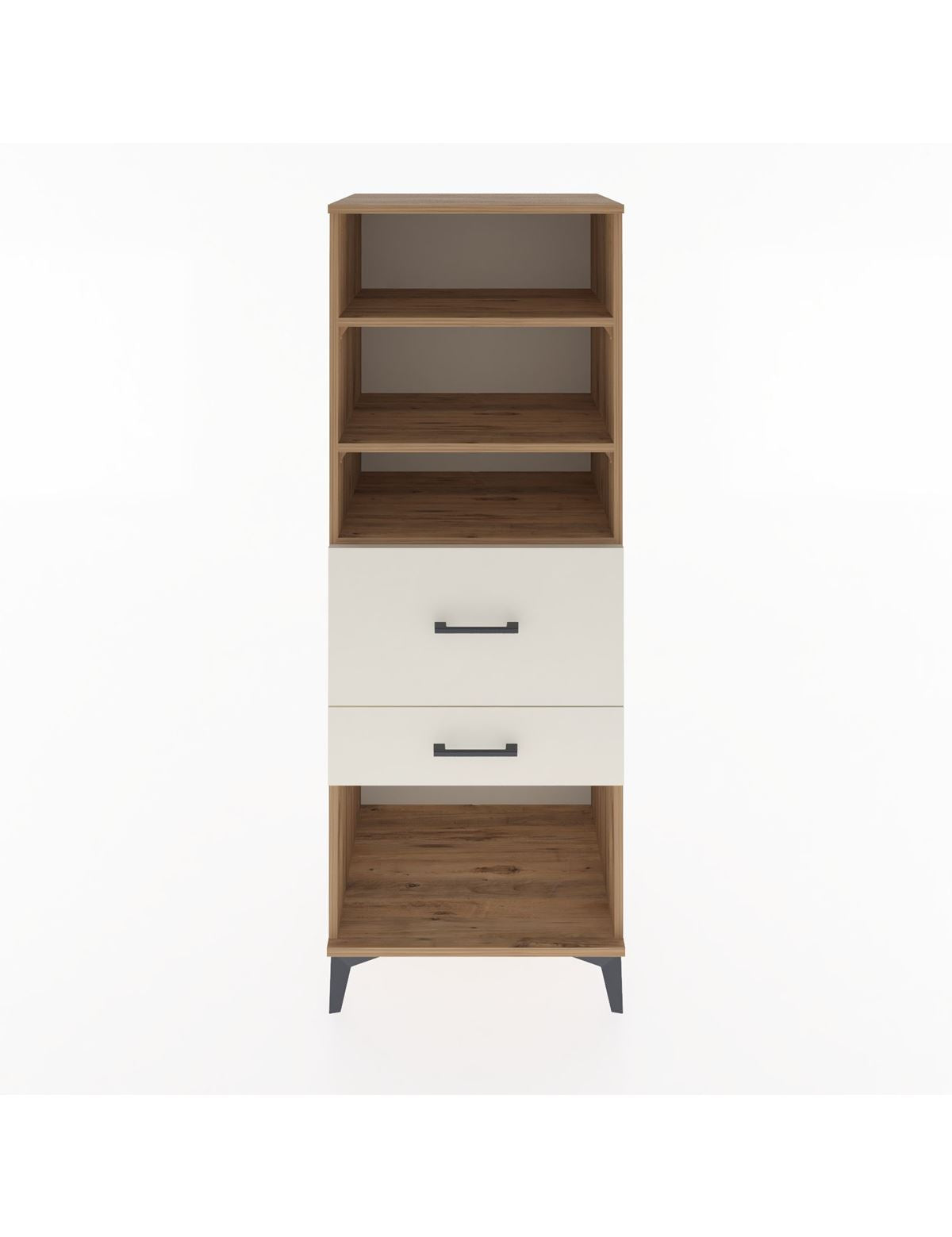 Hyperion Dolap 3 Raflı 2 Çekmeceli 60x44x163 Çam-Aytaşı