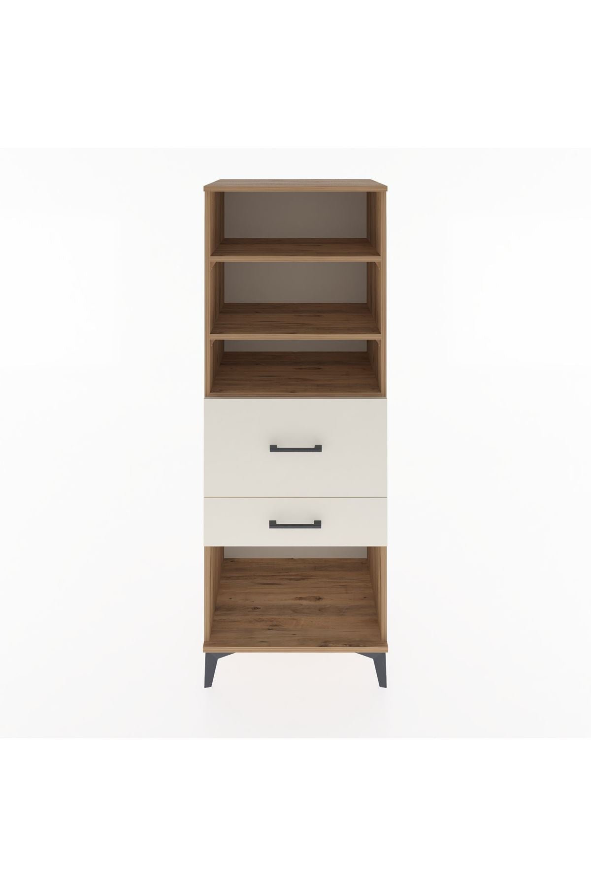 Hyperion Dolap 3 Raflı 2 Çekmeceli 60x44x163 Çam-Aytaşı