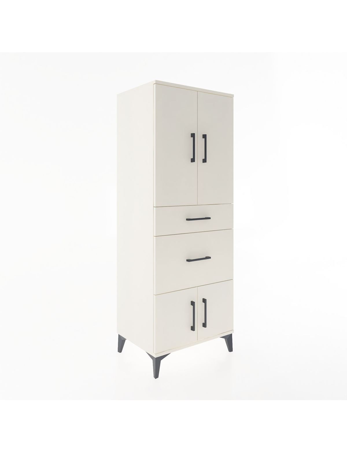 Hyperion Dolap 3 Raflı 2 Çekmeceli 4 Kapaklı 60x44x163 Aytaşı-Aytaşı