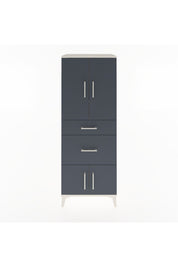 Hyperion Dolap 3 Raflı 2 Çekmeceli 4 Kapaklı 60x44x163 Aytaşı-Antrasit