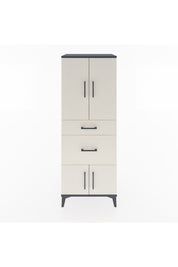 Hyperion Dolap 3 Raflı 2 Çekmeceli 4 Kapaklı 60x44x163 Antrasit-Aytaşı