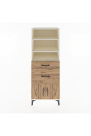 Hyperion Dolap 3 Raflı 2 Çekmeceli 2 Kapaklı 60x44x163 Aytaşı-Çam