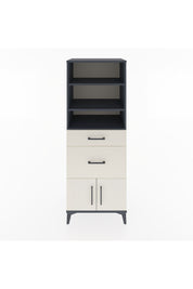 Hyperion Dolap 3 Raflı 2 Çekmeceli 2 Kapaklı 60x44x163 Antrasit-Aytaşı