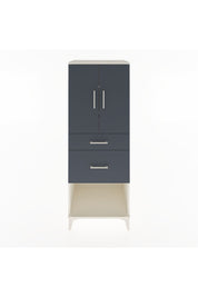 Hyperion Dolap 3 Raflı 2 Çekmeceli 2 Kapaklı 60x44x163 Aytaşı-Antrasit