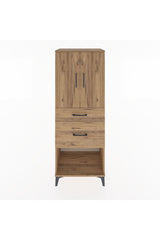 Hyperion Dolap 3 Raflı 2 Çekmeceli 2 Kapaklı 60x44x163