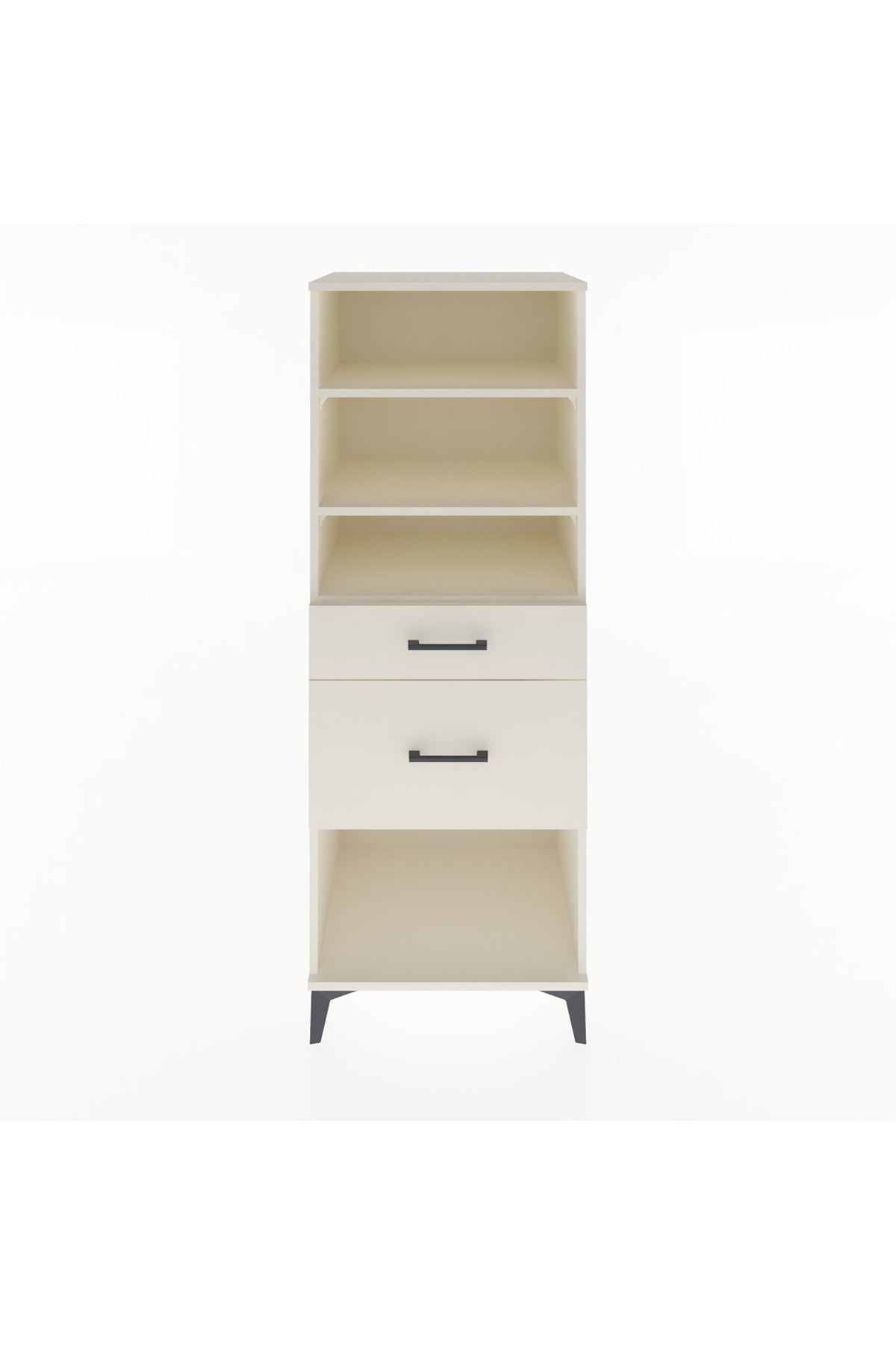 Hyperion Dolap 3 Raflı 2 Çekmeceli 60x44x163 Aytaşı-Aytaşı