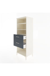 Hyperion Dolap 3 Raflı 2 Çekmeceli 60x44x163 Aytaşı-Antrasit