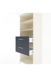 Hyperion Dolap 3 Raflı 2 Çekmeceli 60x44x163 Aytaşı-Antrasit