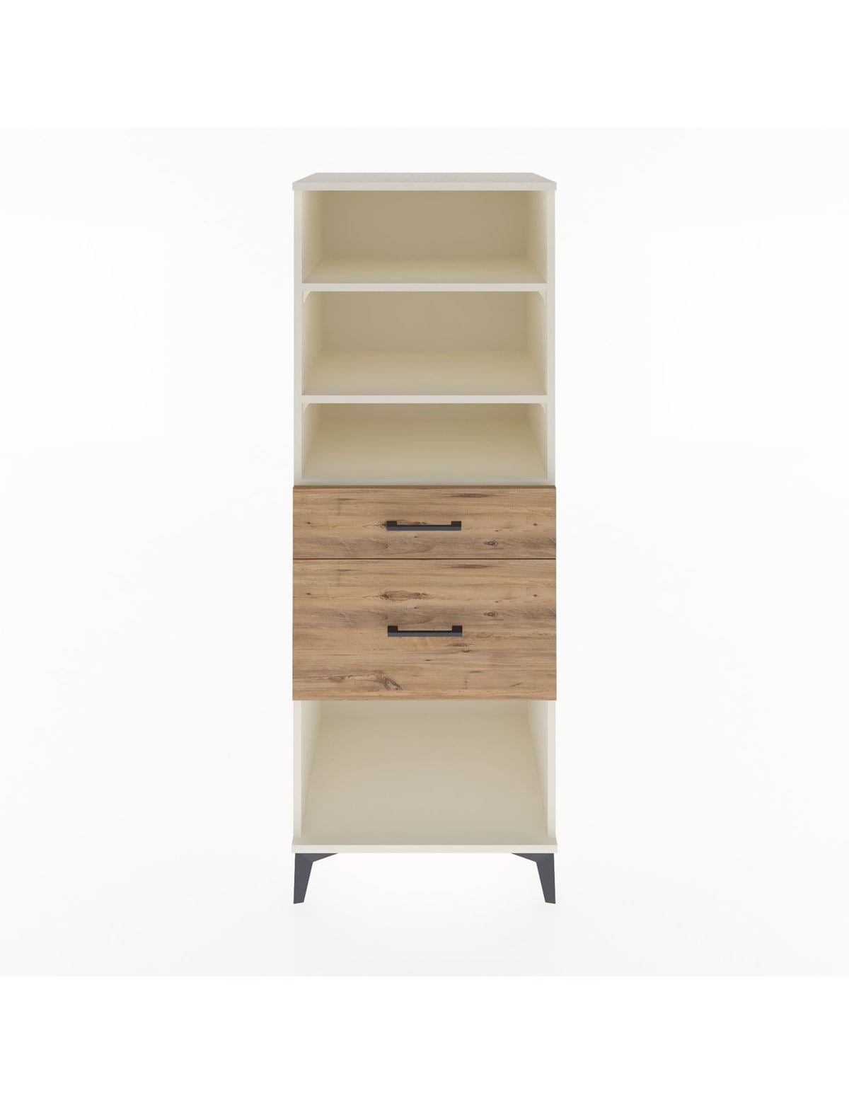 Hyperion Dolap 3 Raflı 2 Çekmeceli 60x44x163 Aytaşı-Çam