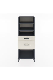 Hyperion Dolap 3 Raflı 2 Çekmeceli 60x44x163 Antrasit-Aytaşı