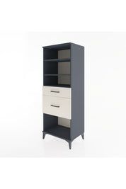 Hyperion Dolap 3 Raflı 2 Çekmeceli 60x44x163 Antrasit-Aytaşı