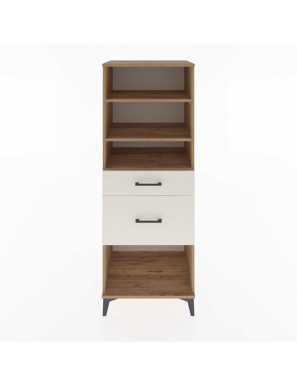 Hyperion Dolap 3 Raflı 2 Çekmeceli 60x44x163 Çam-Aytaşı