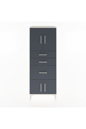 Hyperion Dolap 2 Raflı 3 Çekmeceli 4 Kapaklı 60x44x163 Aytaşı-Antrasit