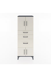 Hyperion Dolap 2 Raflı 3 Çekmeceli 4 Kapaklı 60x44x163 Antrasit-Aytaşı