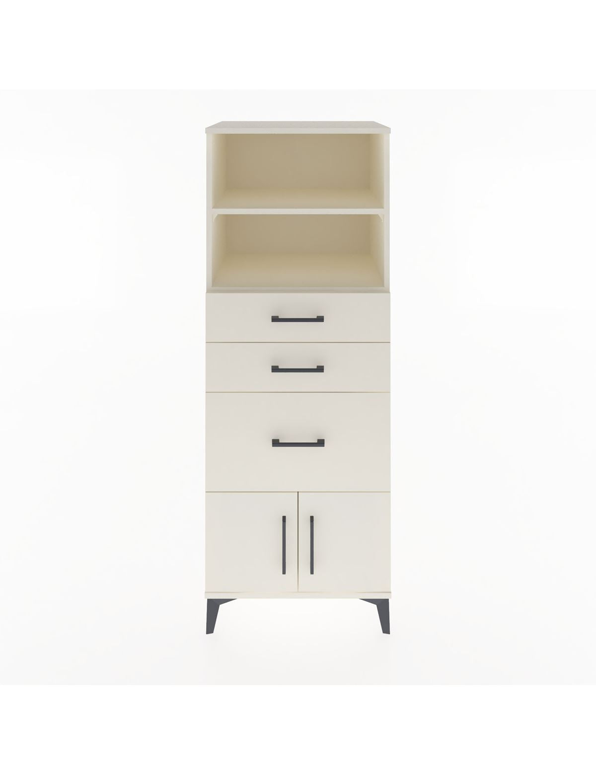 Hyperion Dolap 2 Raflı 3 Çekmeceli 2 Kapaklı 60x44x163 Aytaşı-Aytaşı