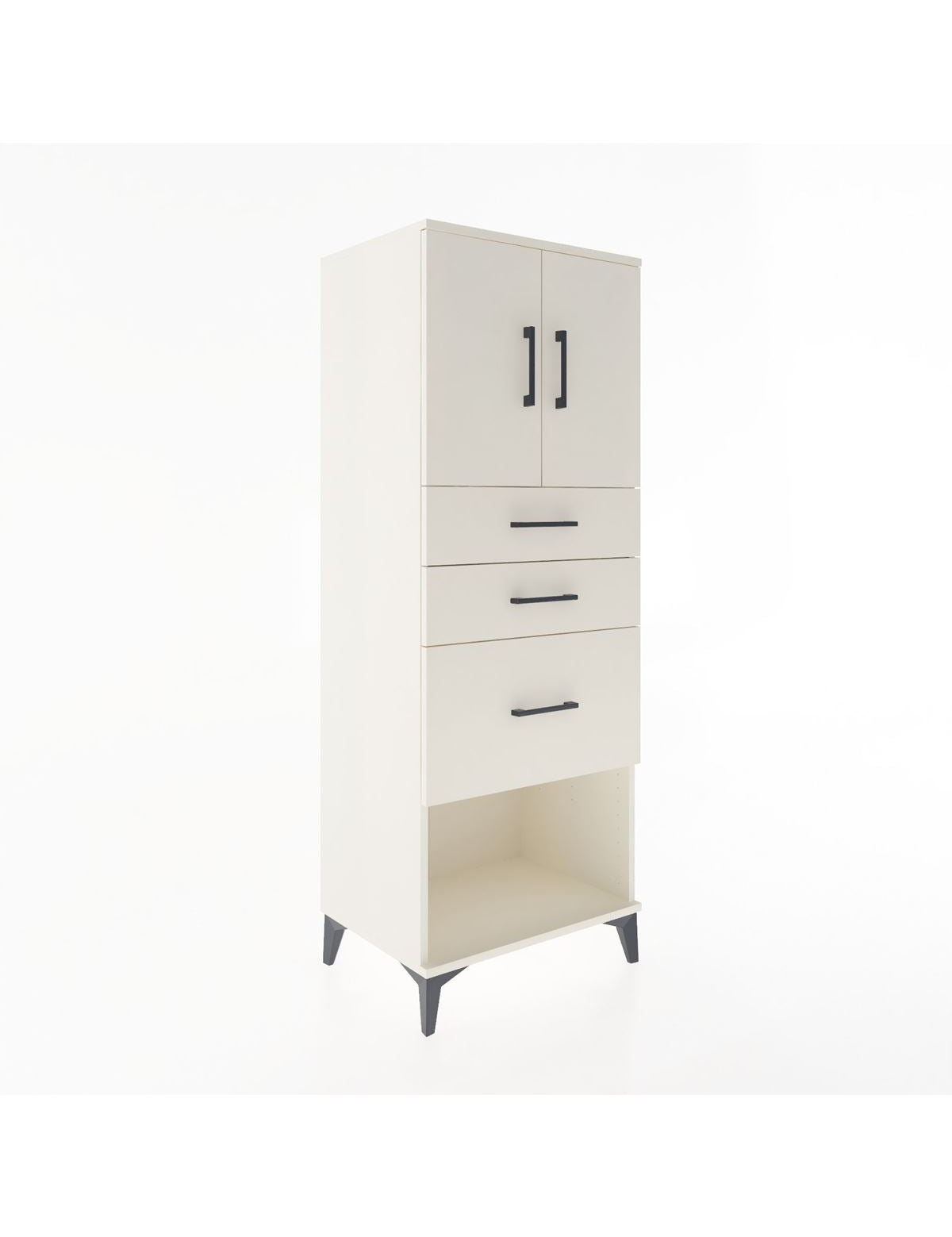 Hyperion Dolap 2 Raflı 3 Çekmeceli 2 Kapaklı 60x44x163 Aytaşı-Aytaşı