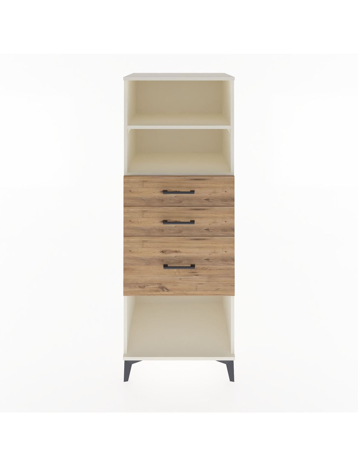 Hyperion Dolap 2 Raflı 3 Çekmeceli 60x44x163 Aytaşı-Çam