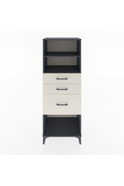 Hyperion Dolap 2 Raflı 3 Çekmeceli 60x44x163 Antrasit-Aytaşı