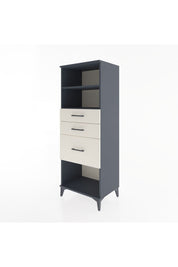 Hyperion Dolap 2 Raflı 3 Çekmeceli 60x44x163 Antrasit-Aytaşı