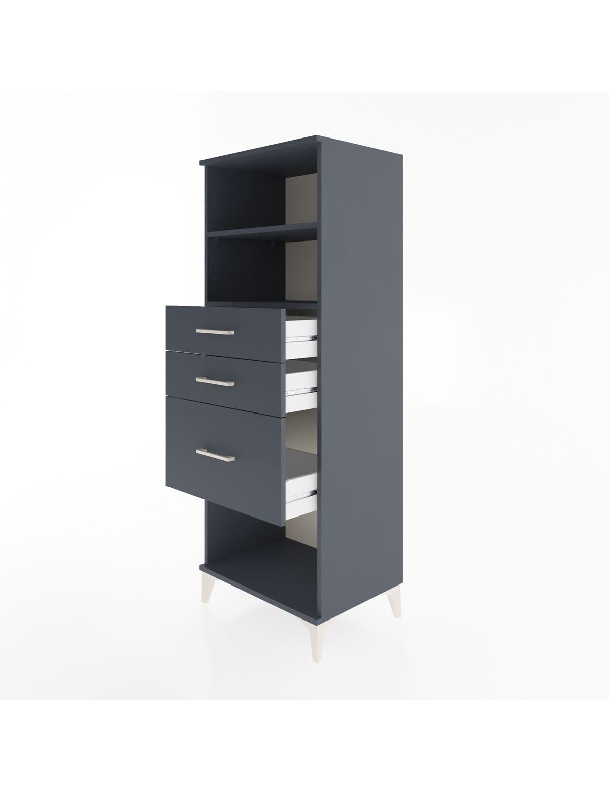 Hyperion Dolap 2 Raflı 3 Çekmeceli 60x44x163 - S53M040V5B