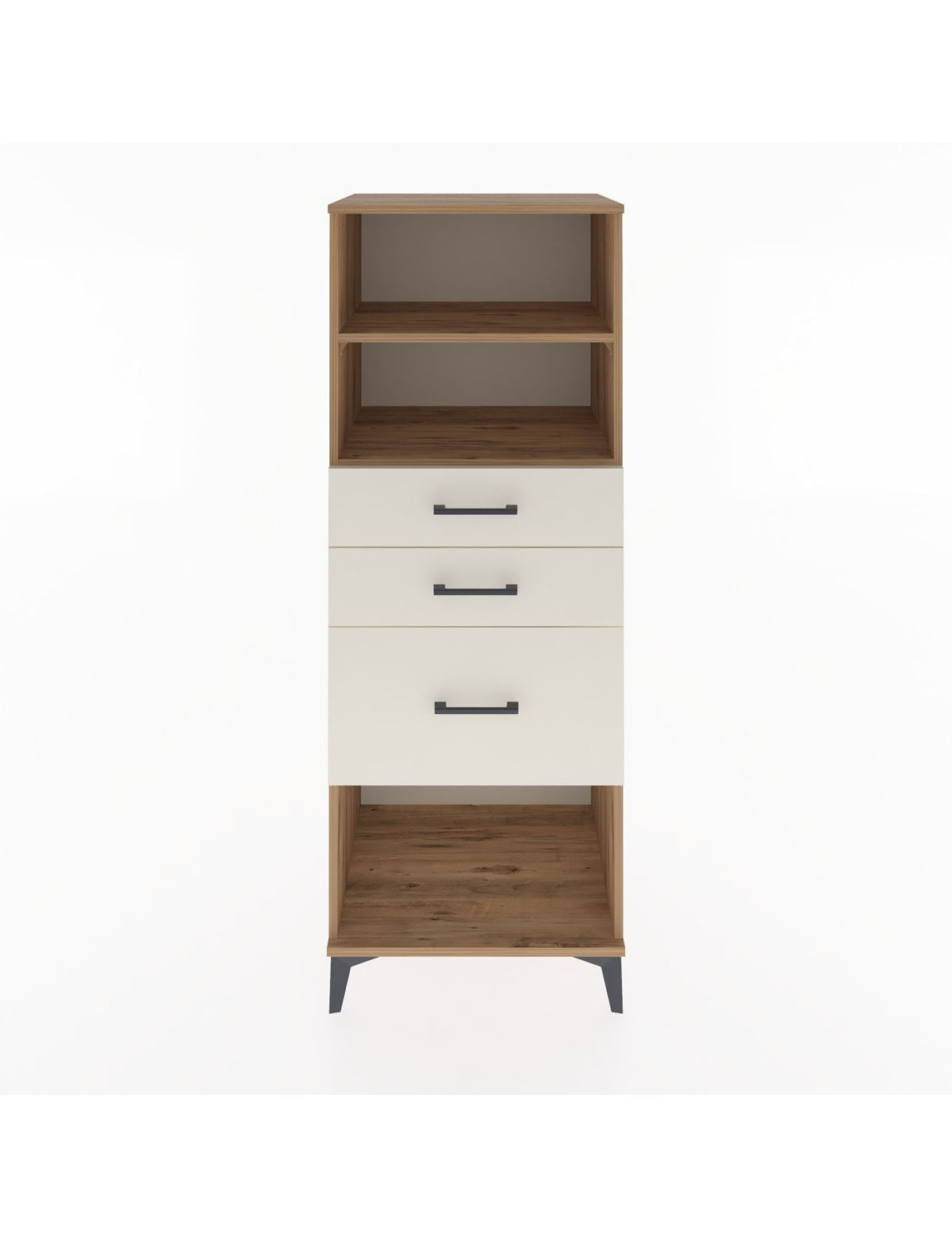 Hyperion Dolap 2 Raflı 3 Çekmeceli 60x44x163 Çam-Aytaşı