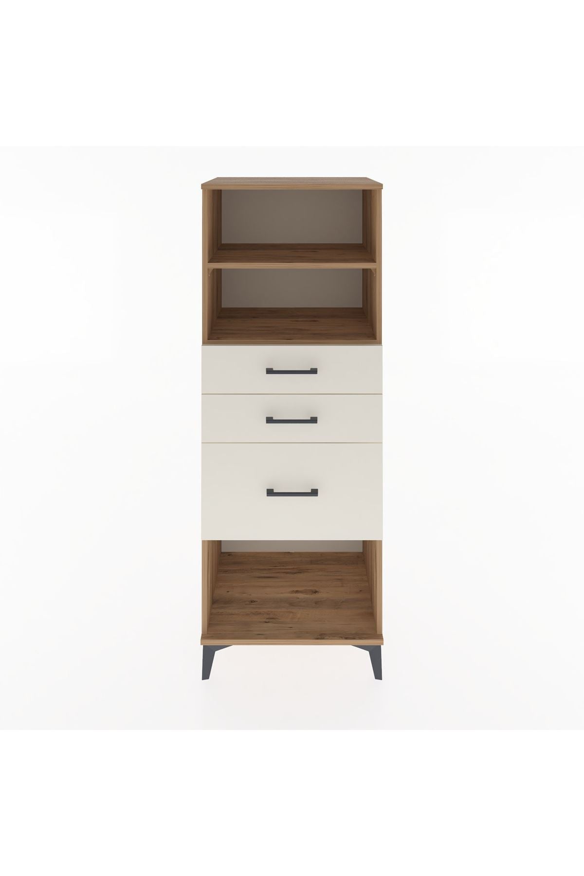 Hyperion Dolap 2 Raflı 3 Çekmeceli 60x44x163 Çam-Aytaşı