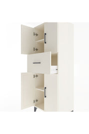 Hyperion Dolap 3 Raflı Tek Çekmeceli 4 Kapaklı 60x44x163 Aytaşı-Aytaşı