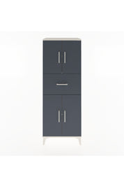 Hyperion Dolap 3 Raflı Tek Çekmeceli 4 Kapaklı 60x44x163 Aytaşı-Antrasit