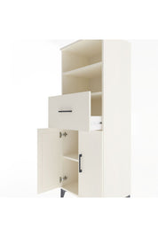 Hyperion Dolap 3 Raflı Tek Çekmeceli 2 Kapaklı 60x44x163 Aytaşı-Aytaşı