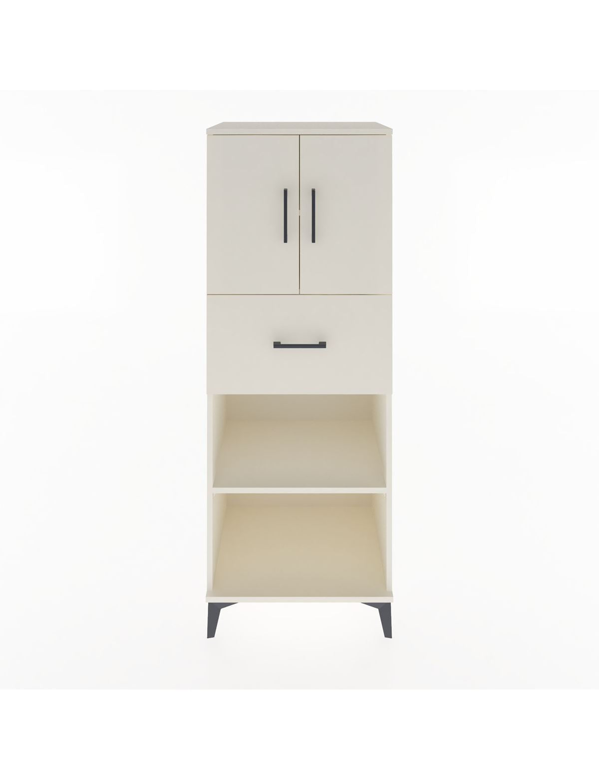 Hyperion Dolap 3 Raflı Tek Çekmeceli 2 Kapaklı 60x44x163 Aytaşı-Aytaşı