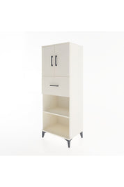 Hyperion Dolap 3 Raflı Tek Çekmeceli 2 Kapaklı 60x44x163 Aytaşı-Aytaşı