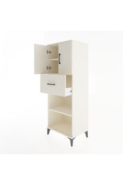 Hyperion Dolap 3 Raflı Tek Çekmeceli 2 Kapaklı 60x44x163 Aytaşı-Aytaşı