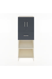 Hyperion Dolap 3 Raflı Tek Çekmeceli 2 Kapaklı 60x44x163 Aytaşı-Antrasit