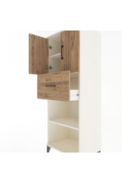 Hyperion Dolap 3 Raflı Tek Çekmeceli 2 Kapaklı 60x44x163 Aytaşı-Çam