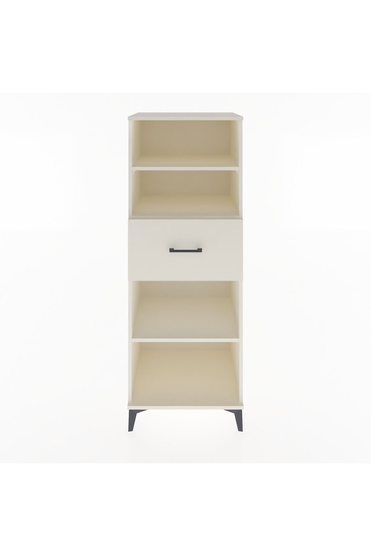 Hyperion Dolap 3 Raflı Tek Çekmeceli 60x44x163 Aytaşı-Aytaşı