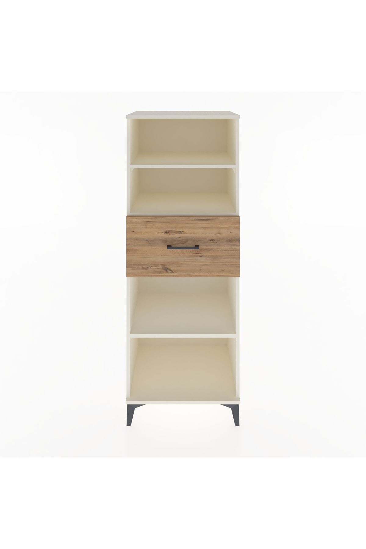 Hyperion Dolap 3 Raflı Tek Çekmeceli 60x44x163 Aytaşı-Çam