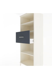 Hyperion Dolap 3 Raflı Tek Çekmeceli 60x44x163 Aytaşı-Antrasit