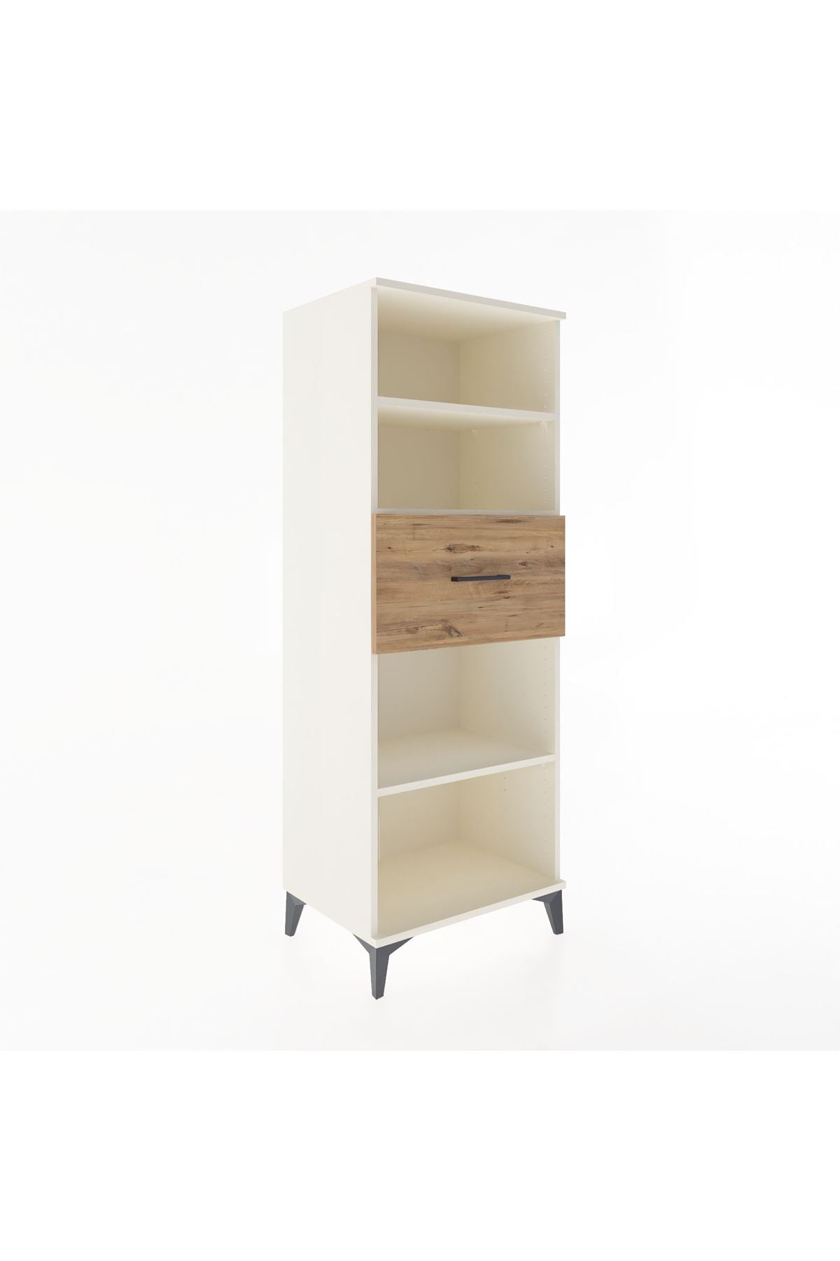 Hyperion Dolap 3 Raflı Tek Çekmeceli 60x44x163 Aytaşı-Çam