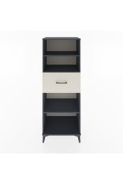 Hyperion Dolap 3 Raflı Tek Çekmeceli 60x44x163 Antrasit-Aytaşı
