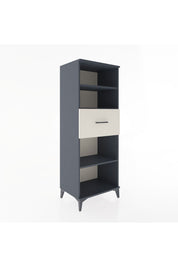 Hyperion Dolap 3 Raflı Tek Çekmeceli 60x44x163 Antrasit-Aytaşı