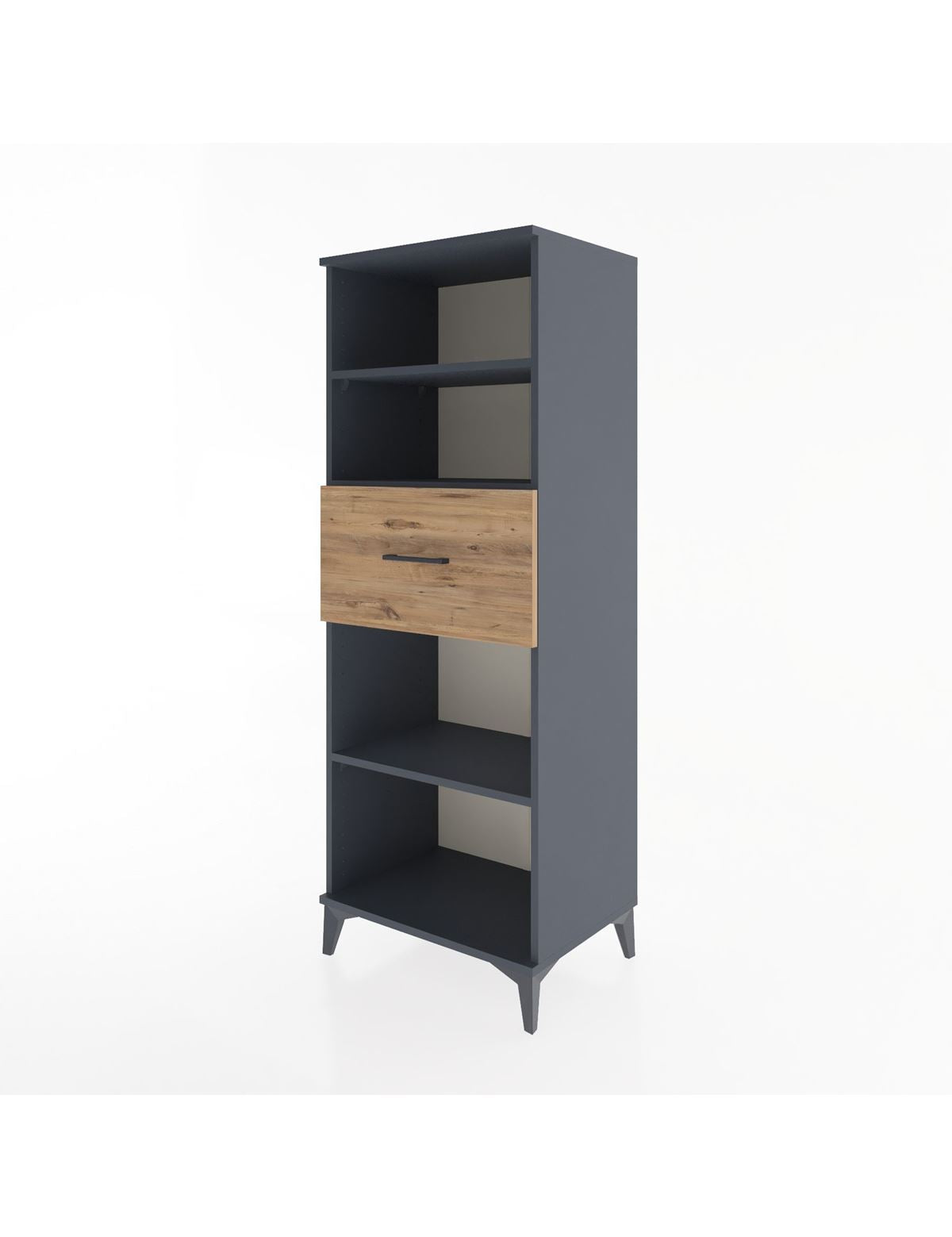 Hyperion Dolap 3 Raflı Tek Çekmeceli 60x44x163 - S53M044V6B