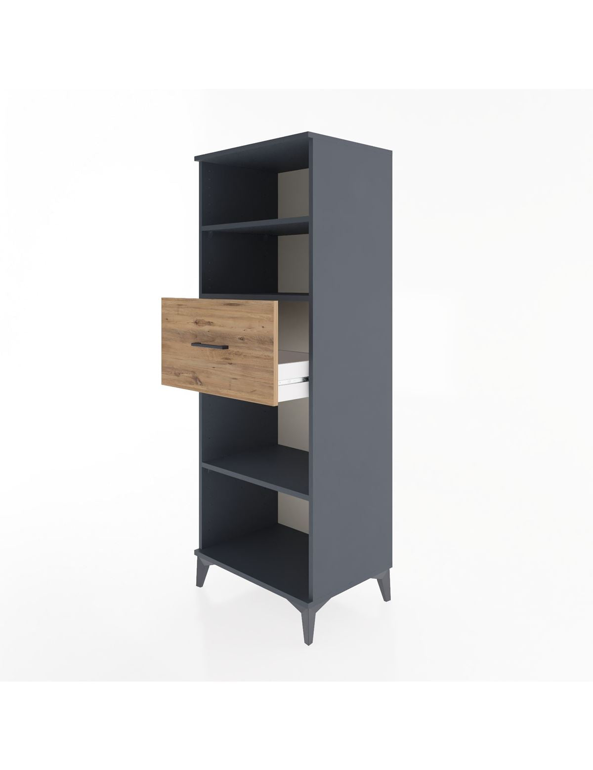Hyperion Dolap 3 Raflı Tek Çekmeceli 60x44x163 - S53M044V6B
