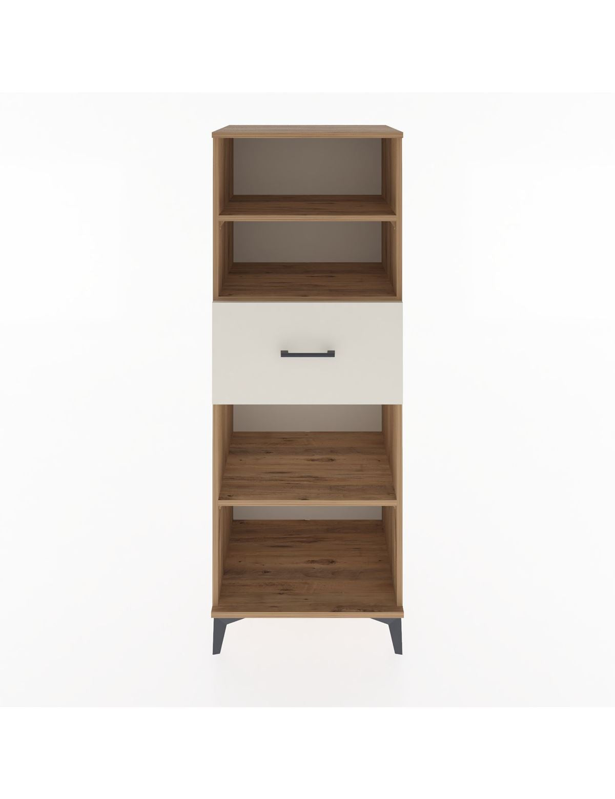 Hyperion Dolap 3 Raflı Tek Çekmeceli 60x44x163 Çam-Aytaşı