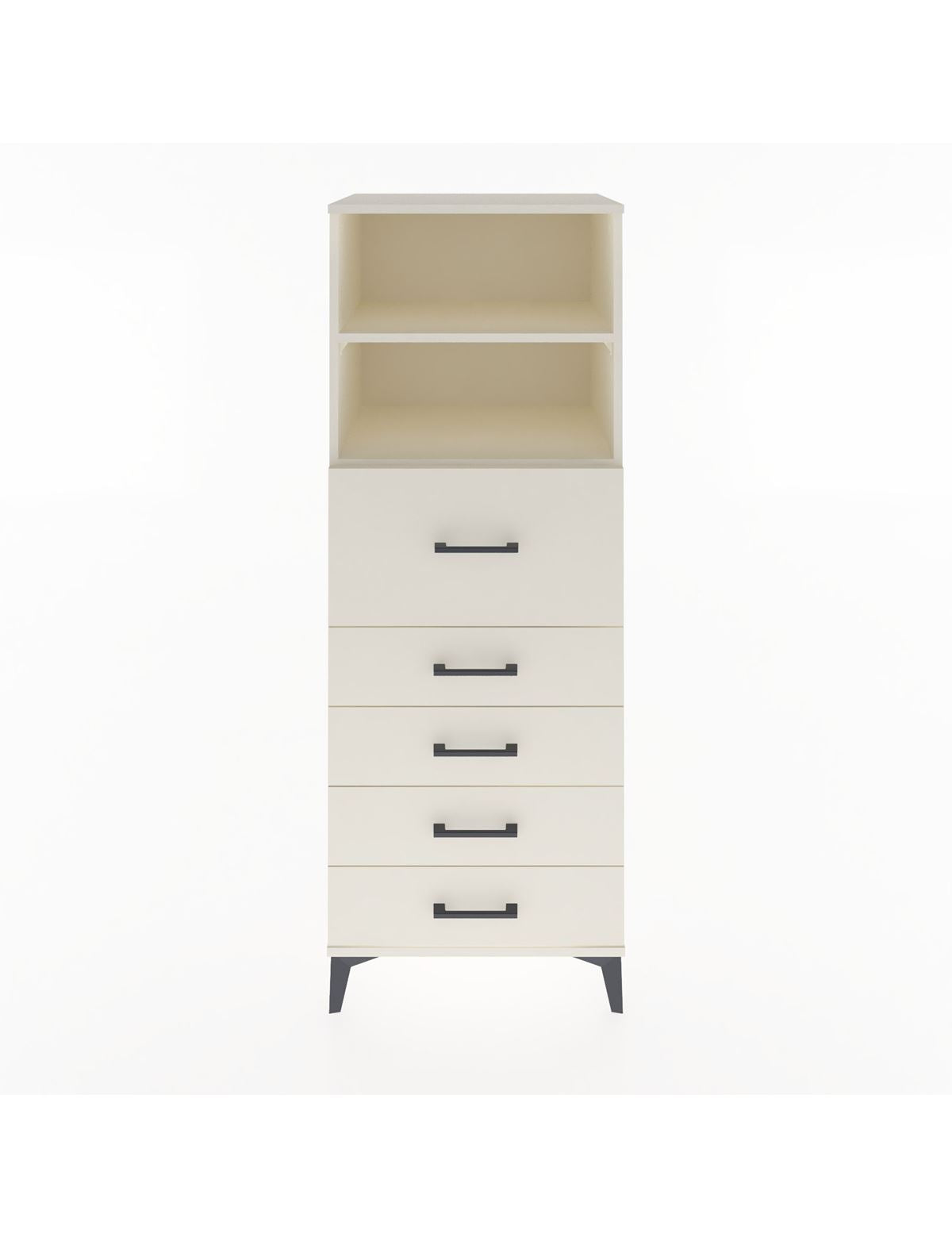 Hyperion Dolap 2 Raflı 5 Çekmeceli 60x44x163 Aytaşı-Aytaşı