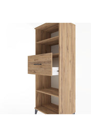 Hyperion Dolap 3 Raflı Tek Çekmeceli 60x44x163 Çam-Çam