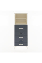 Hyperion Dolap 2 Raflı 5 Çekmeceli 60x44x163 Aytaşı-Antrasit