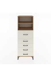 Hyperion Dolap 2 Raflı 5 Çekmeceli 60x44x163 Çam-Aytaşı