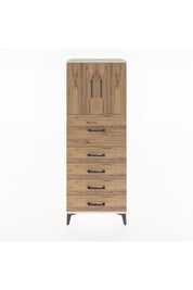 Hyperion Dolap 2 Raflı 5 Çekmeceli 2 Kapaklı 60x44x163 Aytaşı-Çam